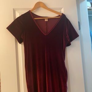 A Merlot velvet onsie